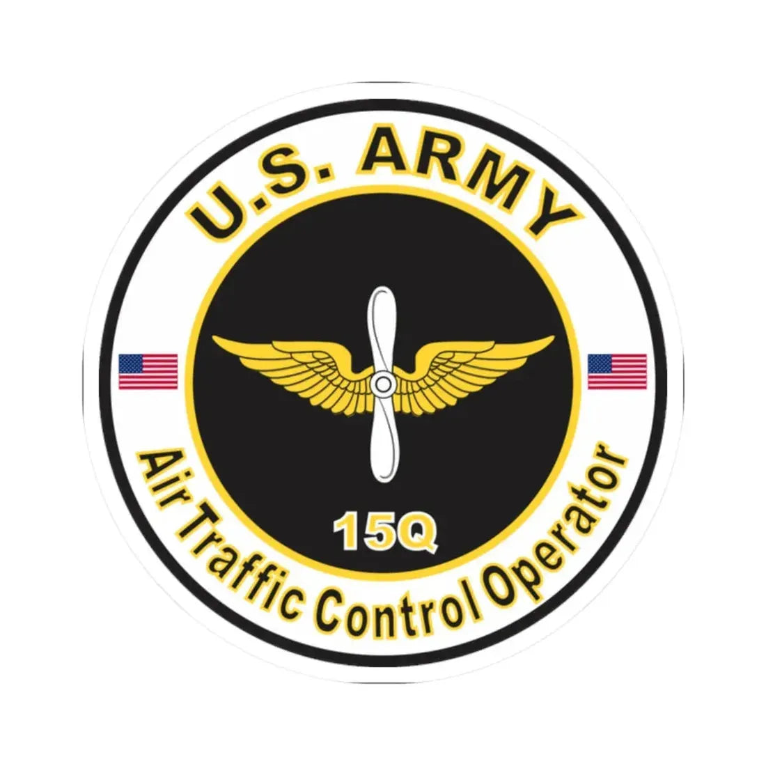 MOS 15Q Air Traffic Control Operator (U.S. Army) STICKER Vinyl Kiss-Cut Decal - The Sticker Space