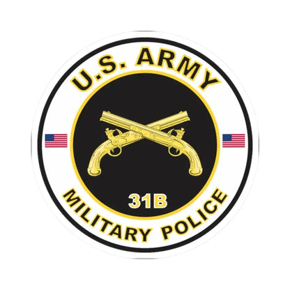 MOS 31B Military Police (U.S. Army) STICKER Vinyl Kiss-Cut Decal - The Sticker Space