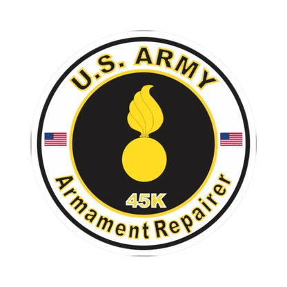 MOS 45K Armament Repairer (U.S. Army) STICKER Vinyl Kiss-Cut Decal - The Sticker Space