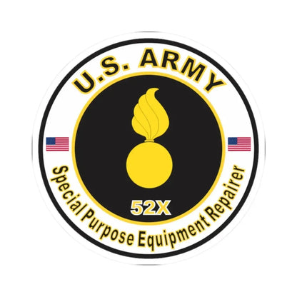 MOS 52X Special Purpose Equipment Repairer (U.S. Army) STICKER Vinyl Kiss-Cut Decal - The Sticker Space