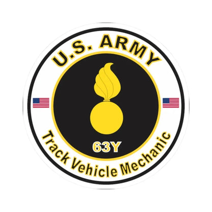 MOS 63Y Track Vehicle Mechanic (U.S. Army) STICKER Vinyl Kiss-Cut Decal - The Sticker Space
