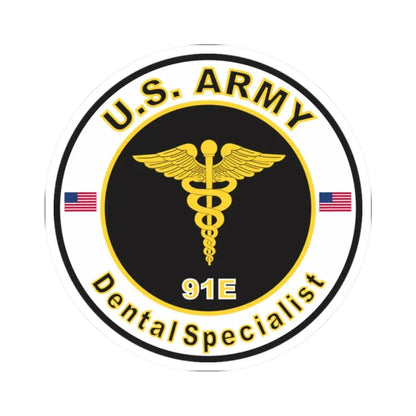MOS 91E Dental Specialist (U.S. Army) STICKER Vinyl Kiss-Cut Decal - The Sticker Space