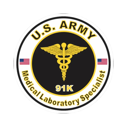 MOS 91K Medical Laboratory Specialist (U.S. Army) STICKER Vinyl Kiss-Cut Decal - The Sticker Space