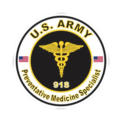 MOS 91S Preventative Medicine Specialist (U.S. Army) STICKER Vinyl Kiss-Cut Decal - The Sticker Space