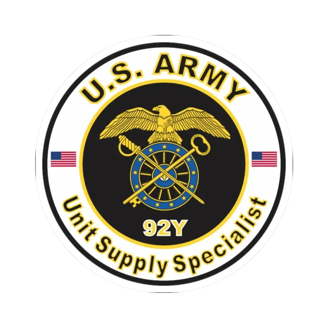 MOS 92Y Unit Supply Specialist (U.S. Army) STICKER Vinyl Kiss-Cut Decal - The Sticker Space