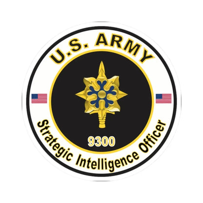 MOS 9300 Strategic Intelligence Officer (U.S. Army) STICKER Vinyl Kiss-Cut Decal - The Sticker Space