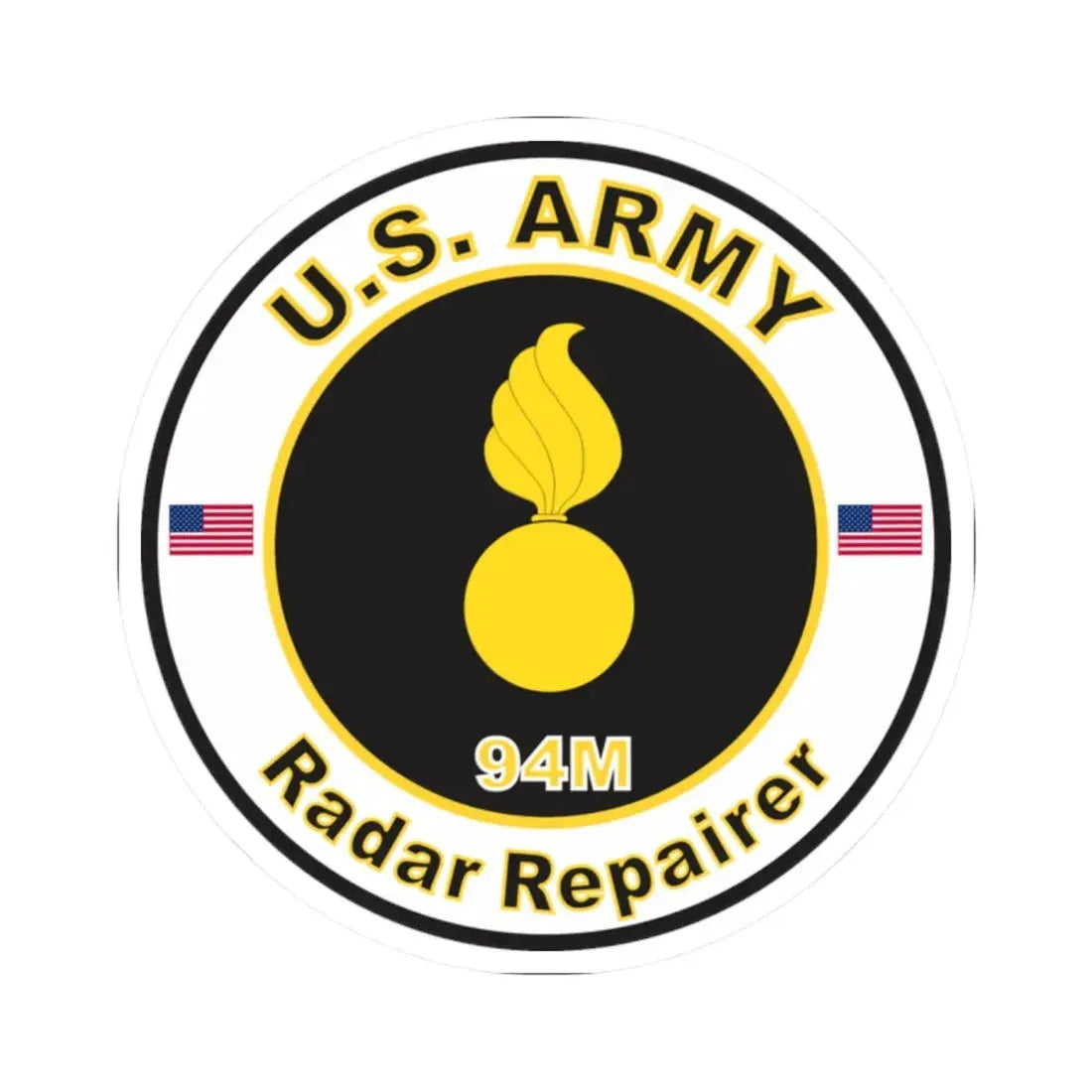 MOS 94M Radar Repairer (U.S. Army) STICKER Vinyl Kiss-Cut Decal - The Sticker Space