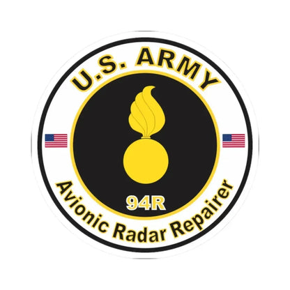 MOS 94R Avionic Radar Repairer (U.S. Army) STICKER Vinyl Kiss-Cut Decal 2 Inch White - The Sticker Space