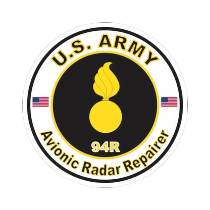 MOS 94R Avionic Radar Repairer (U.S. Army) STICKER Vinyl Kiss-Cut Decal 3 Inch White - The Sticker Space