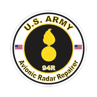 MOS 94R Avionic Radar Repairer (U.S. Army) STICKER Vinyl Kiss-Cut Decal 6 Inch White - The Sticker Space