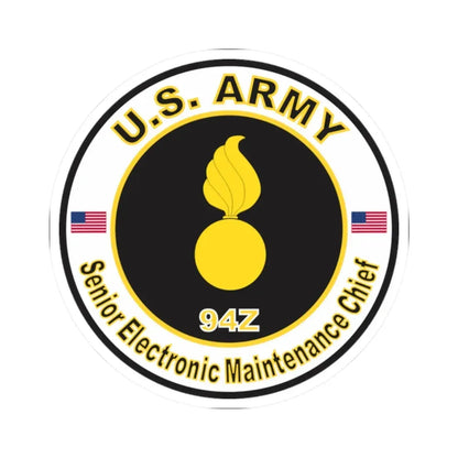 MOS 94Z Senior Electronic Maintenance Chief (U.S. Army) STICKER Vinyl Kiss-Cut Decal - The Sticker Space