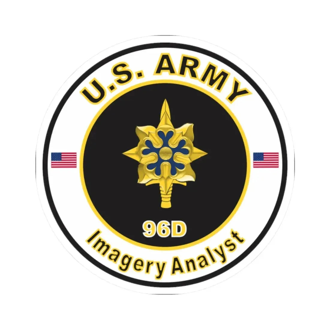 MOS 96D Imagery Analyst (U.S. Army) STICKER Vinyl Kiss-Cut Decal - The Sticker Space