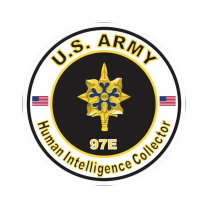 MOS 97E Human Intelligence Collector (U.S. Army) STICKER Vinyl Kiss-Cut Decal - The Sticker Space