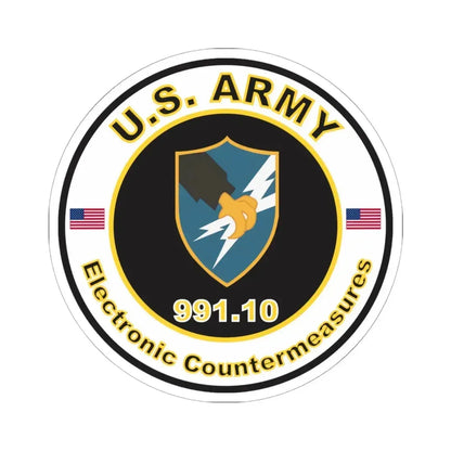 MOS 991.10 Electronic Countermeasures (U.S. Army) STICKER Vinyl Kiss-Cut Decal 6 Inch White - The Sticker Space