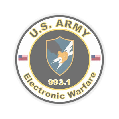 MOS 993.1 Electronic Warfare (U.S. Army) STICKER Vinyl Kiss-Cut Decal 2 Inch Transparent - The Sticker Space