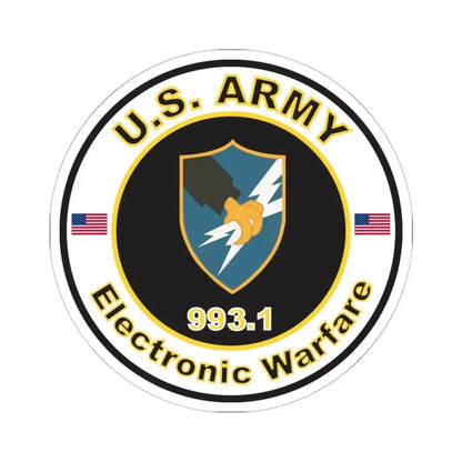 MOS 993.1 Electronic Warfare (U.S. Army) STICKER Vinyl Kiss-Cut Decal 6 Inch White - The Sticker Space