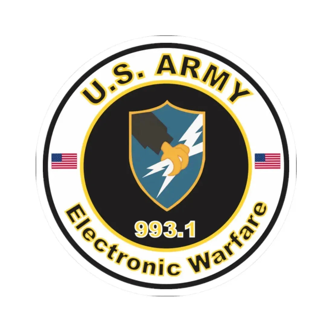 MOS 993.1 Electronic Warfare (U.S. Army) STICKER Vinyl Kiss-Cut Decal - The Sticker Space