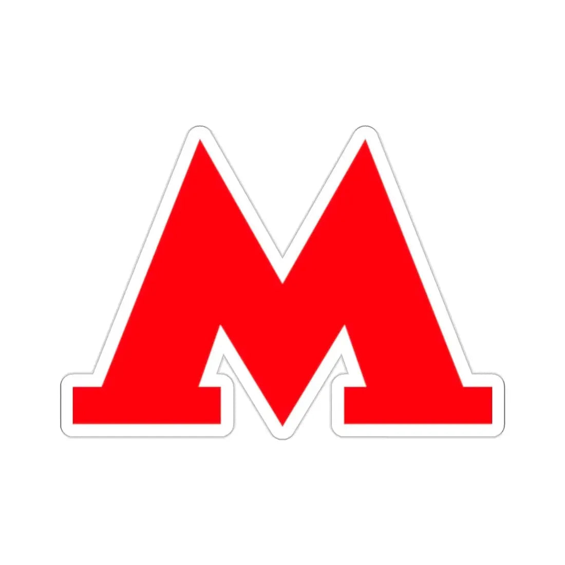 Moscow Metro STICKER Vinyl Die-Cut Decal - The Sticker Space