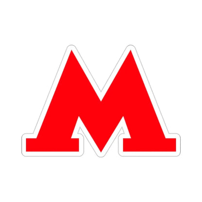 Moscow Metro STICKER Vinyl Die-Cut Decal - The Sticker Space
