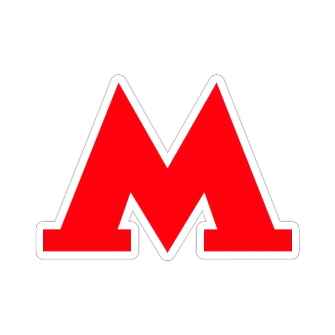 Moscow Metro STICKER Vinyl Die-Cut Decal - The Sticker Space