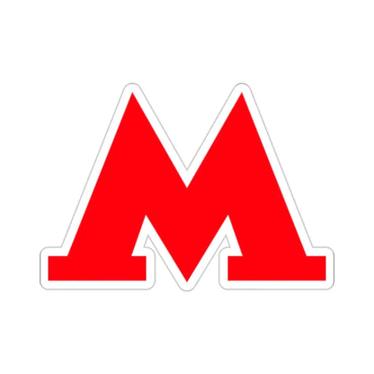 Moscow Metro STICKER Vinyl Die-Cut Decal - The Sticker Space