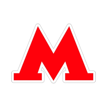 Moscow Metro STICKER Vinyl Die-Cut Decal - The Sticker Space