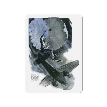 Moscow-Paris by Anders Jorlund, Britannia & Eve magazine, 1939 (Magazine Illustration) Refrigerator Magnet - The Sticker Space