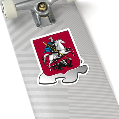 Moscow template (Russia) (Coat of Arms) STICKER Vinyl Kiss-Cut Decal - The Sticker Space