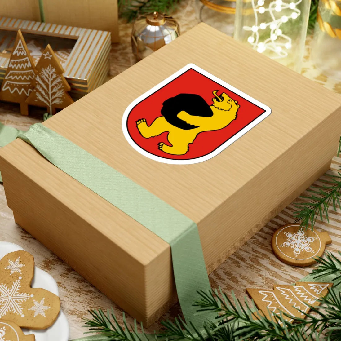 Mosedis COA (Lithuania) (Coat of Arms) STICKER Vinyl Kiss-Cut Decal - The Sticker Space