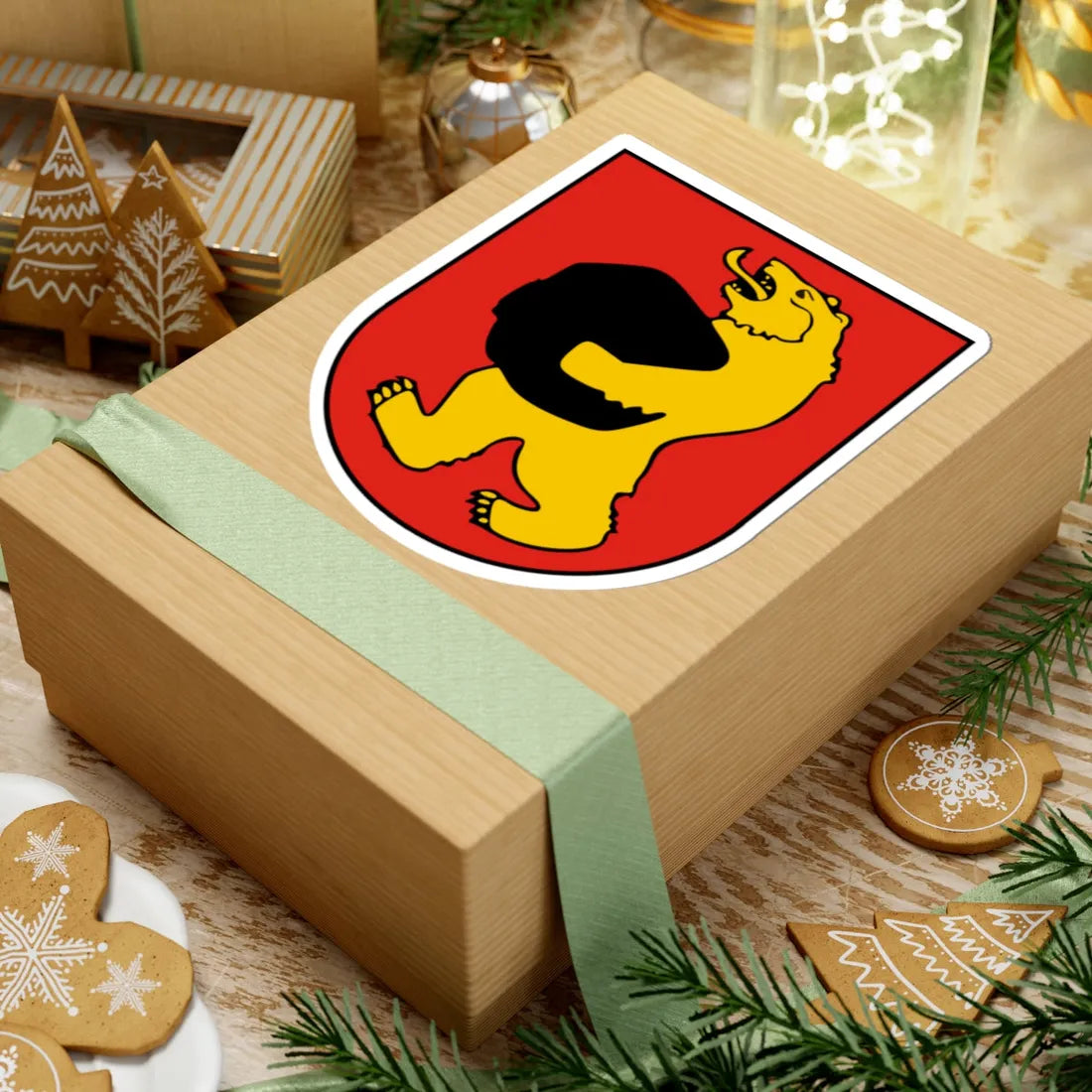 Mosedis COA (Lithuania) (Coat of Arms) STICKER Vinyl Kiss-Cut Decal - The Sticker Space