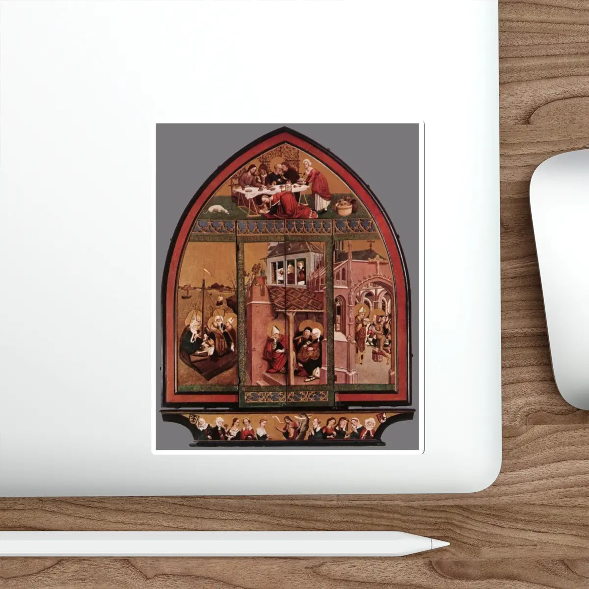SKU:29946887722406711912 Sticker types:White Shape:Die-Cut Sizes:6" × 6"