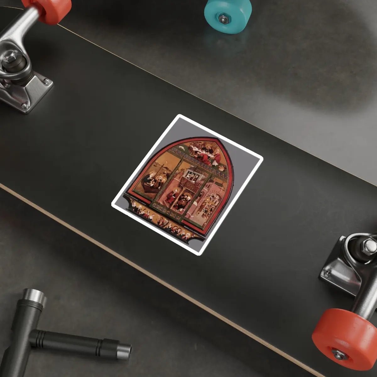 SKU:30427551770313678077 Sticker types:White Shape:Die-Cut Sizes:5" × 5"