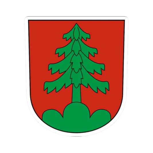 Mosnang-blazon (Switzerland) (Coat of Arms) STICKER Vinyl Kiss-Cut Decal 2 Inch White - The Sticker Space