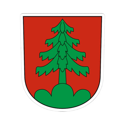 Mosnang-blazon (Switzerland) (Coat of Arms) STICKER Vinyl Kiss-Cut Decal 4 Inch White - The Sticker Space