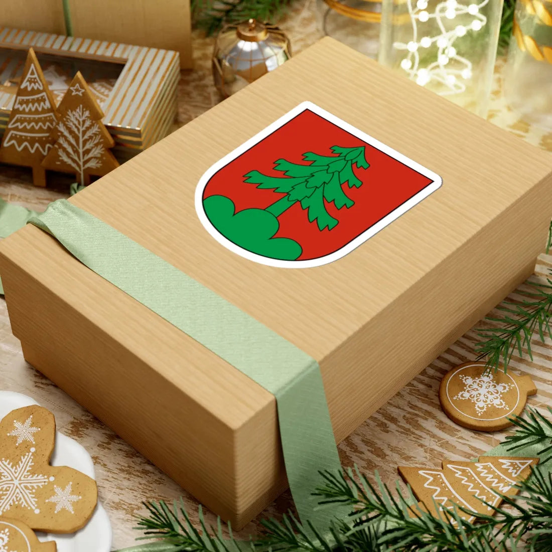 Mosnang-blazon (Switzerland) (Coat of Arms) STICKER Vinyl Kiss-Cut Decal - The Sticker Space