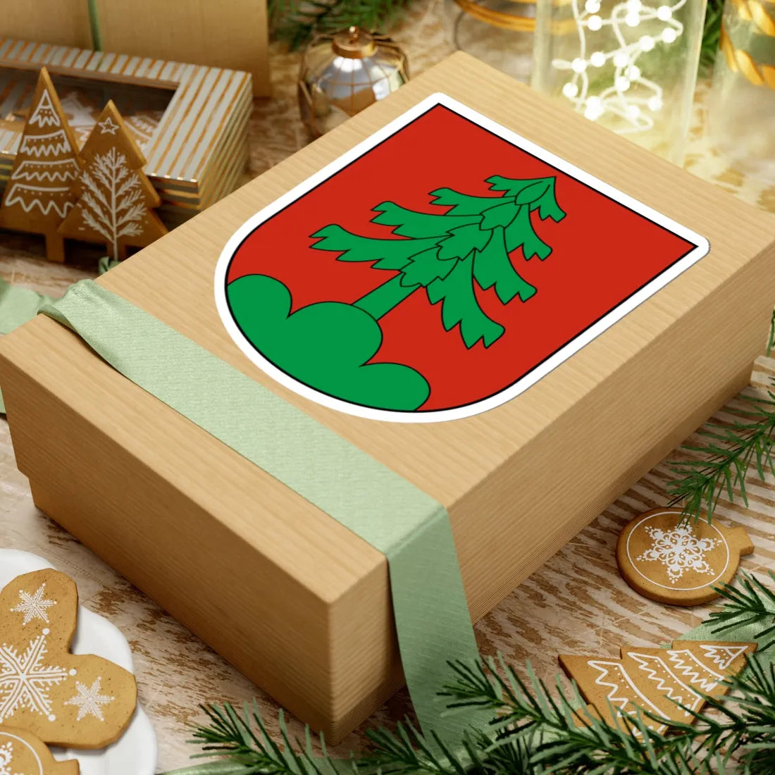 Mosnang-blazon (Switzerland) (Coat of Arms) STICKER Vinyl Kiss-Cut Decal - The Sticker Space