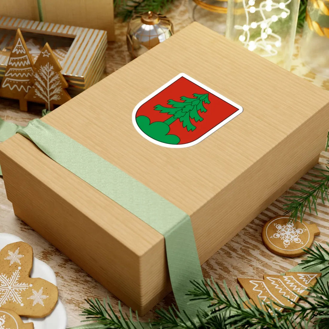 Mosnang-blazon (Switzerland) (Coat of Arms) STICKER Vinyl Kiss-Cut Decal - The Sticker Space