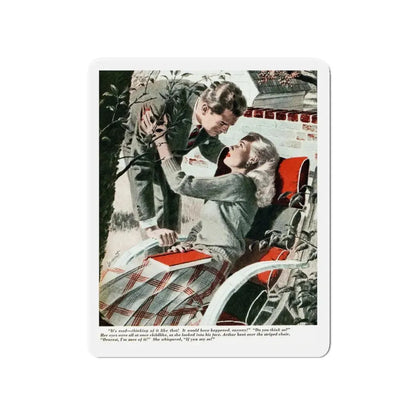 Most Splendid of All (1), Redbook, February 1945 (Magazine Illustration) Refrigerator Magnet - The Sticker Space