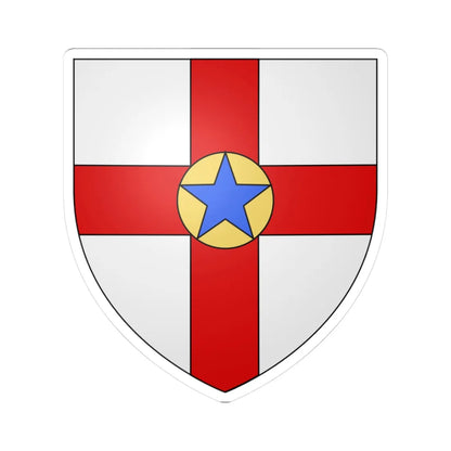 Mosta coa (Malta) (Coat of Arms) STICKER Vinyl Kiss-Cut Decal 3 Inch White - The Sticker Space