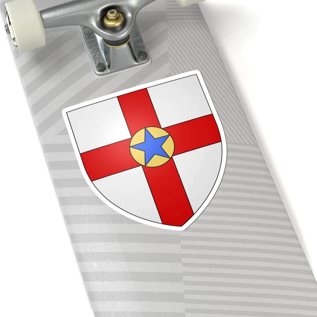 Mosta coa (Malta) (Coat of Arms) STICKER Vinyl Kiss-Cut Decal - The Sticker Space