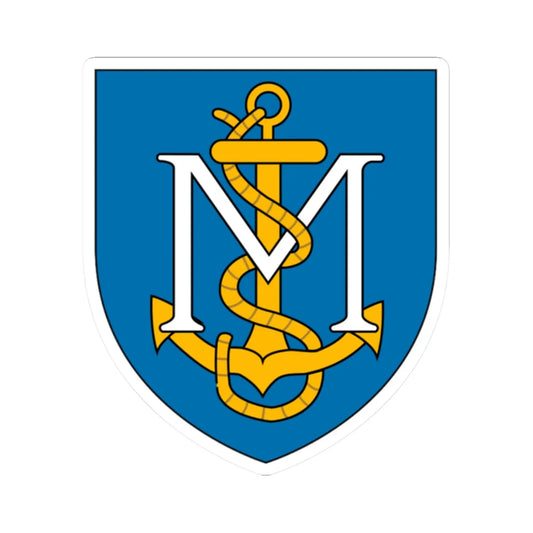 Mostaganem Coat of Arms French Algeria (Algeria) (Coat of Arms) STICKER Vinyl Kiss-Cut Decal 2 Inch White - The Sticker Space