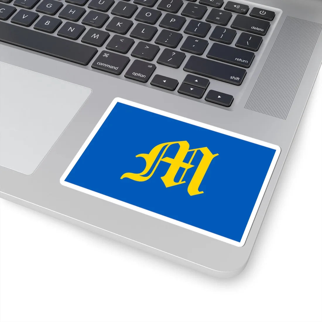 Mostyska Raion flag (Ukraine) STICKER Vinyl Kiss-Cut Decal - The Sticker Space