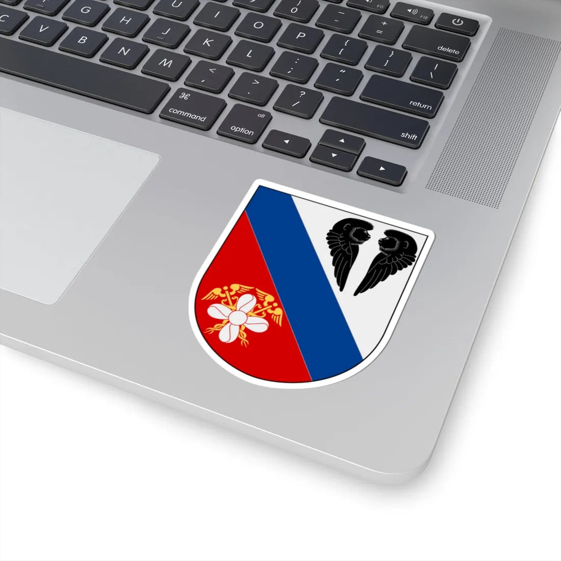 Motala stad vapen (Sweden) (Coat of Arms) STICKER Vinyl Kiss-Cut Decal - The Sticker Space