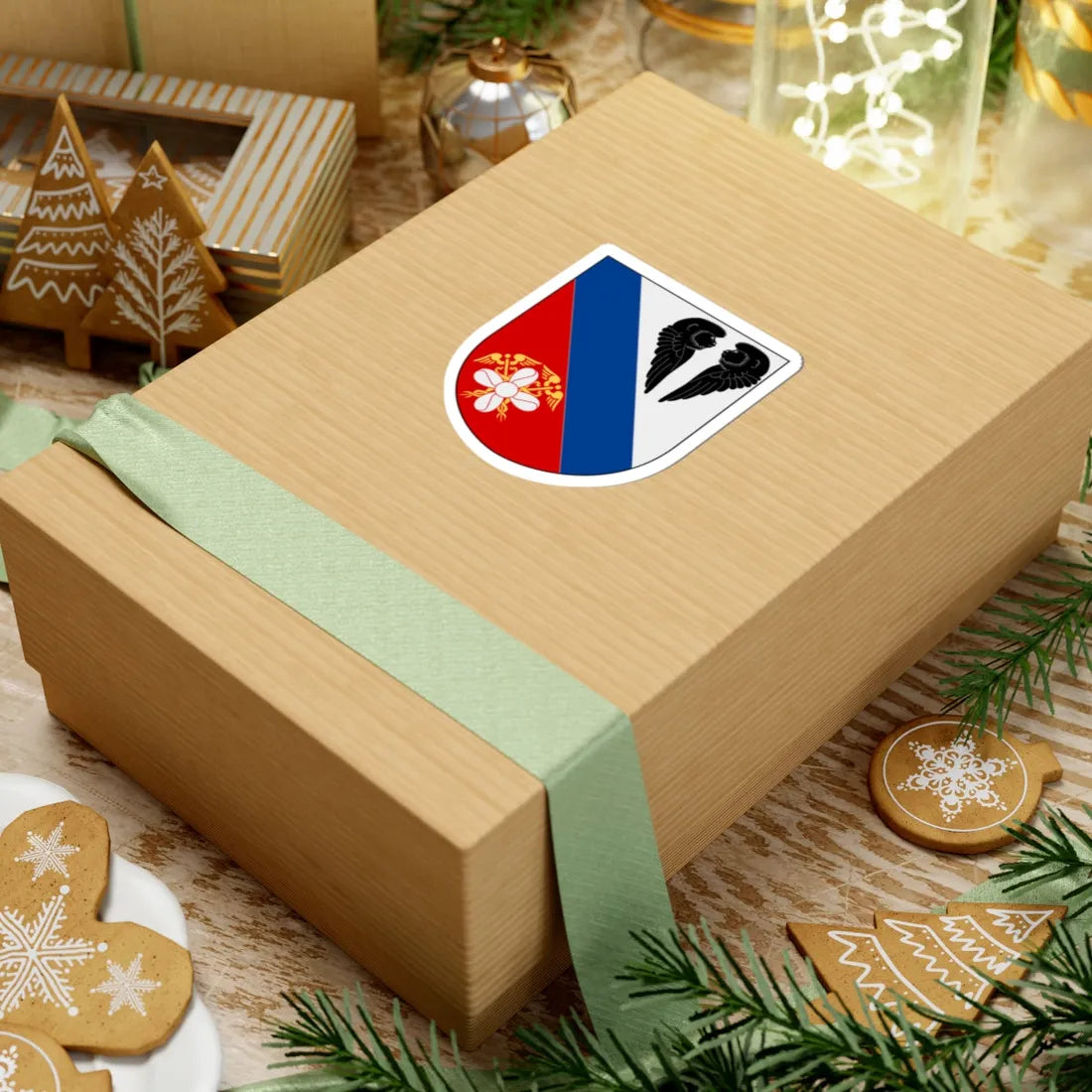 Motala stad vapen (Sweden) (Coat of Arms) STICKER Vinyl Kiss-Cut Decal - The Sticker Space