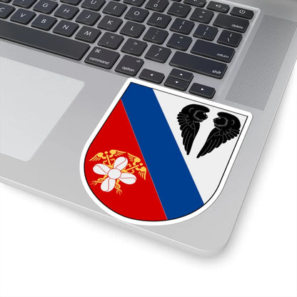 Motala stad vapen (Sweden) (Coat of Arms) STICKER Vinyl Kiss-Cut Decal - The Sticker Space