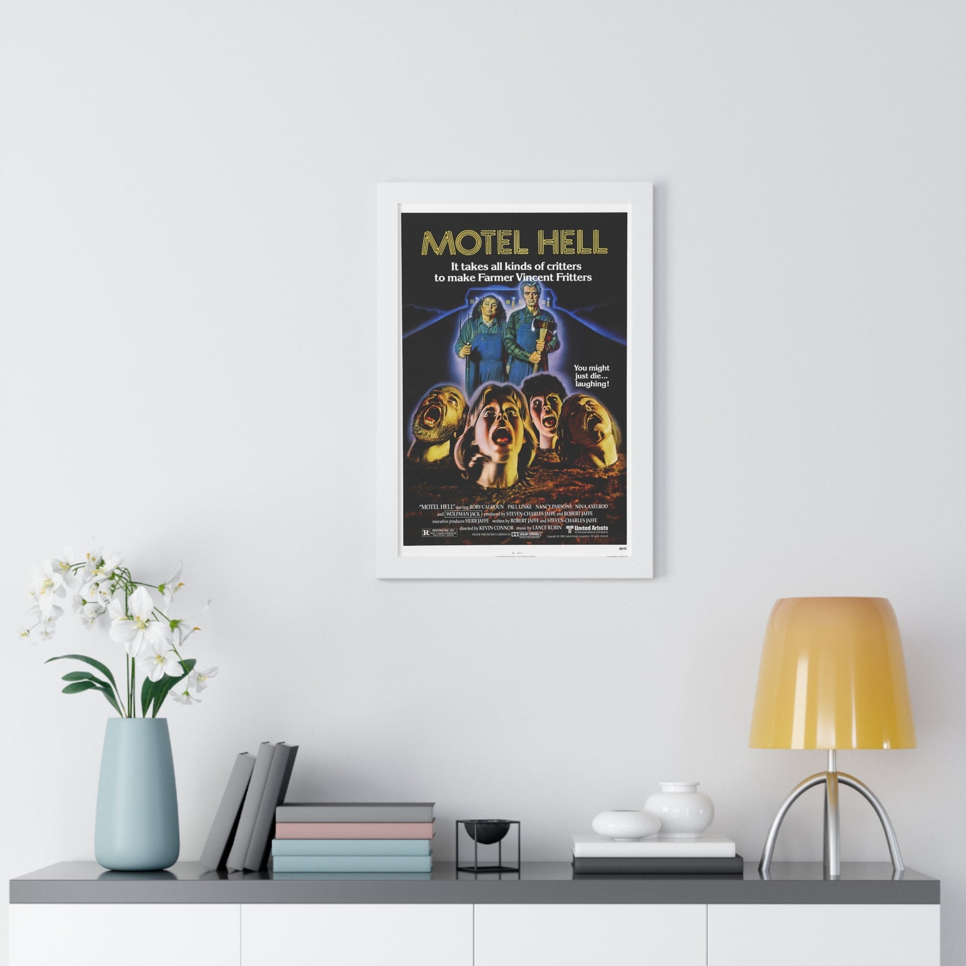 MOTEL HELL 1980 - Framed Movie Poster-The Sticker Space