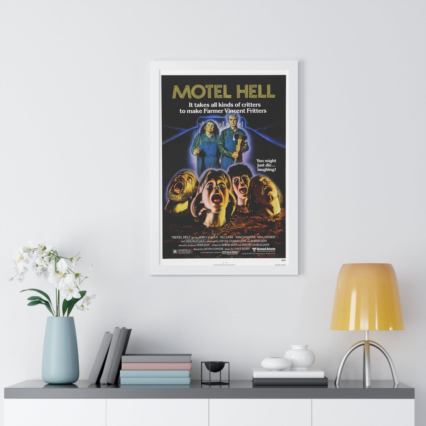 MOTEL HELL 1980 - Framed Movie Poster-The Sticker Space