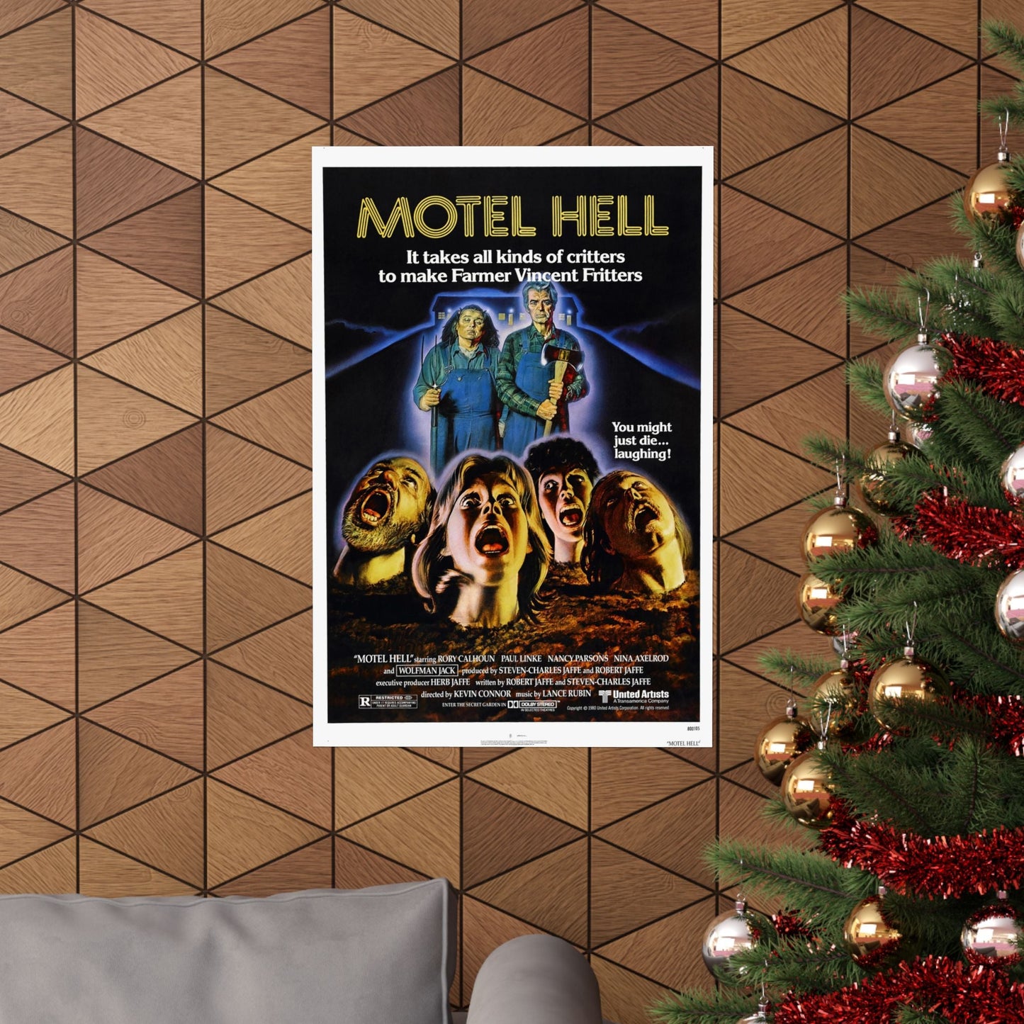 MOTEL HELL 1980 - Paper Movie Poster-The Sticker Space