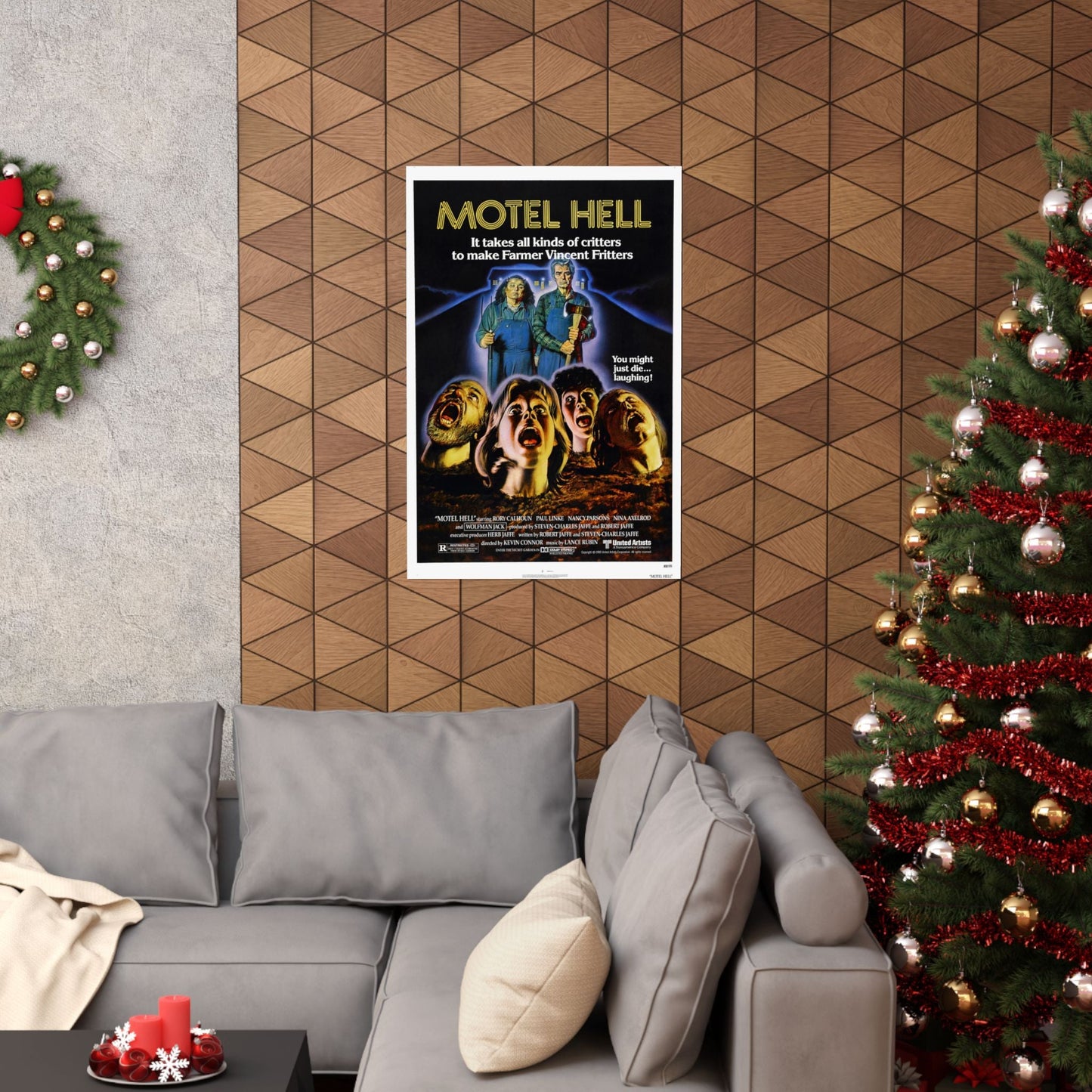 MOTEL HELL 1980 - Paper Movie Poster-The Sticker Space