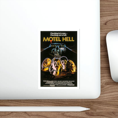 MOTEL HELL (2) 1980 Movie Poster STICKER Vinyl Die-Cut Decal-The Sticker Space